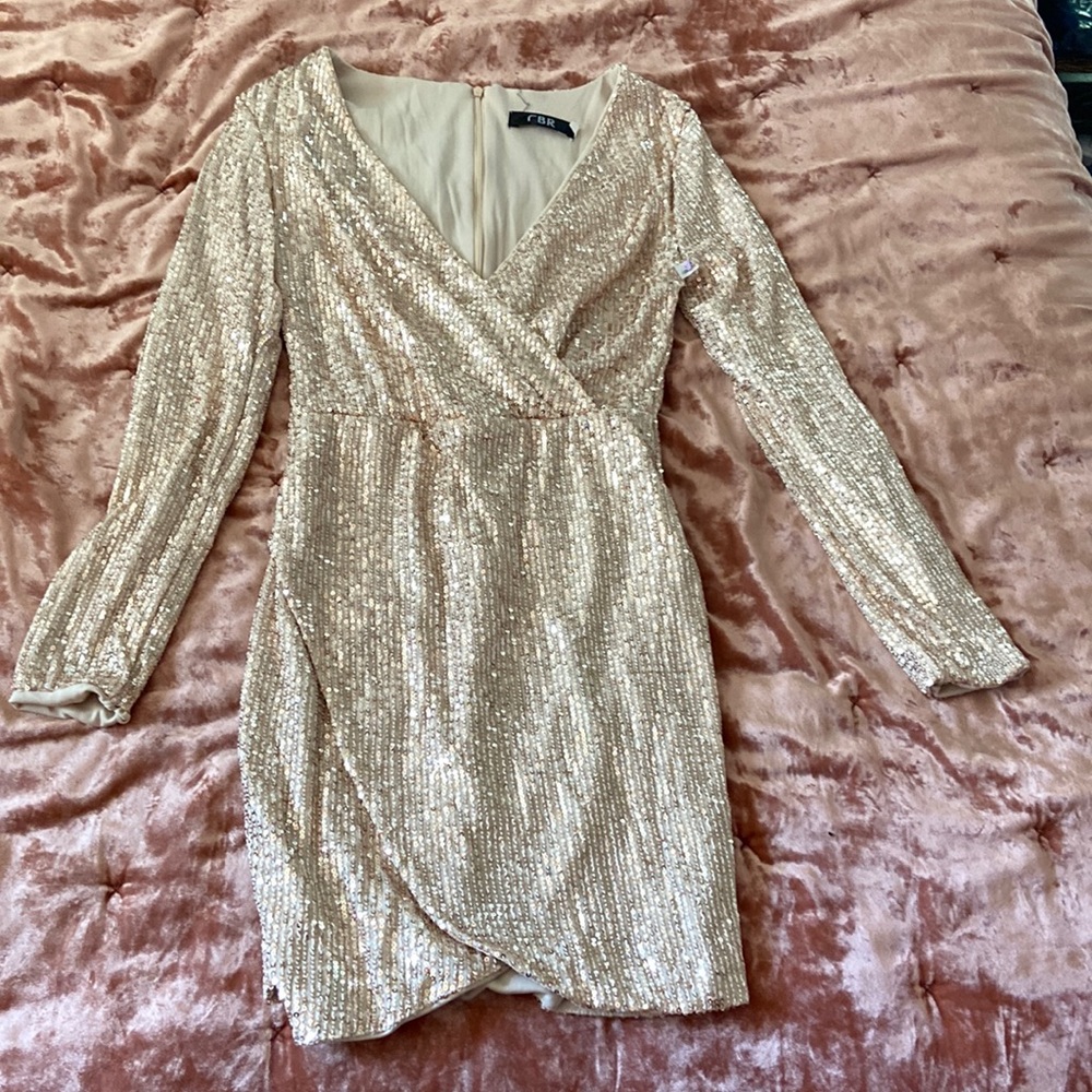 Gold Sequined dress